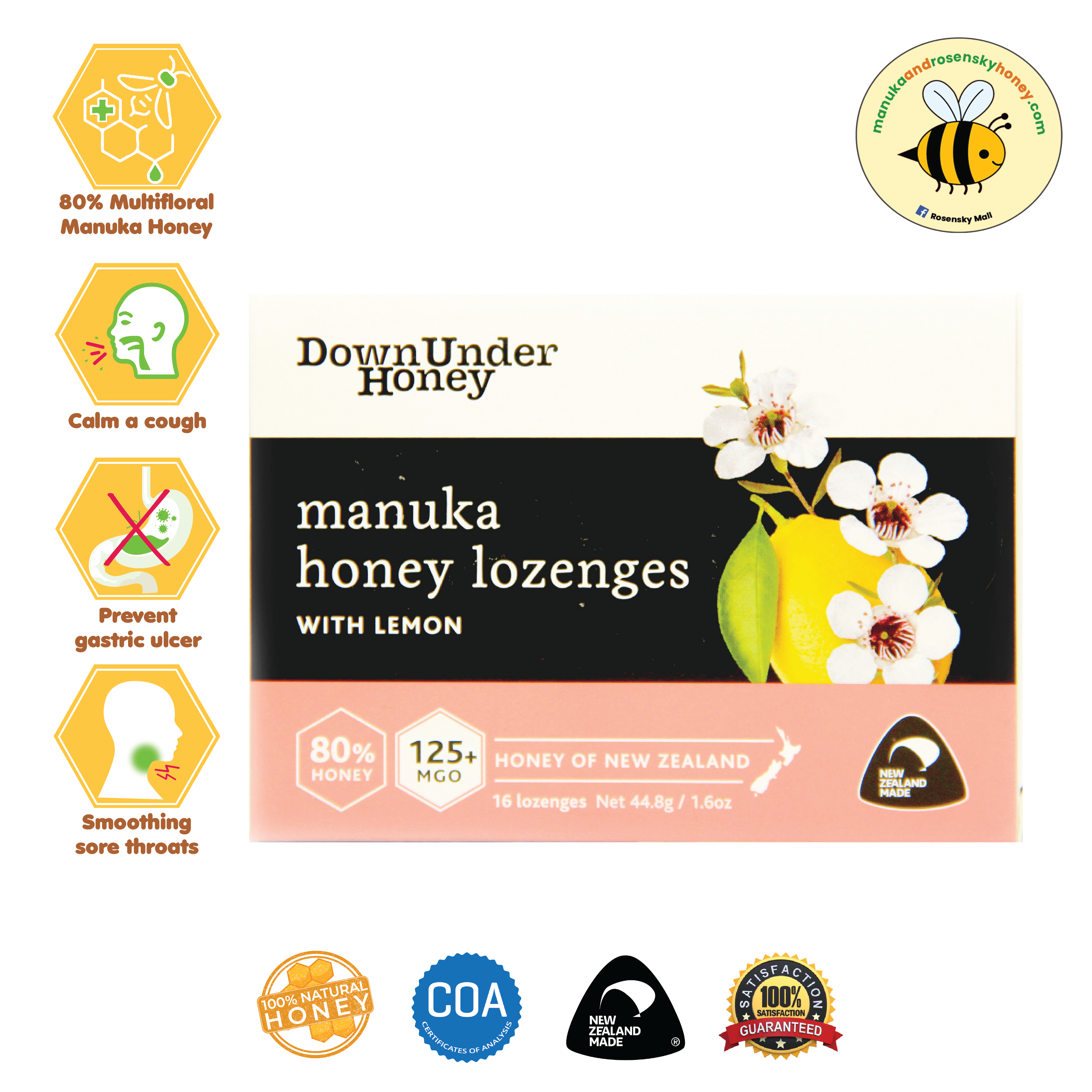 Lozenges – Manuka+Lemon